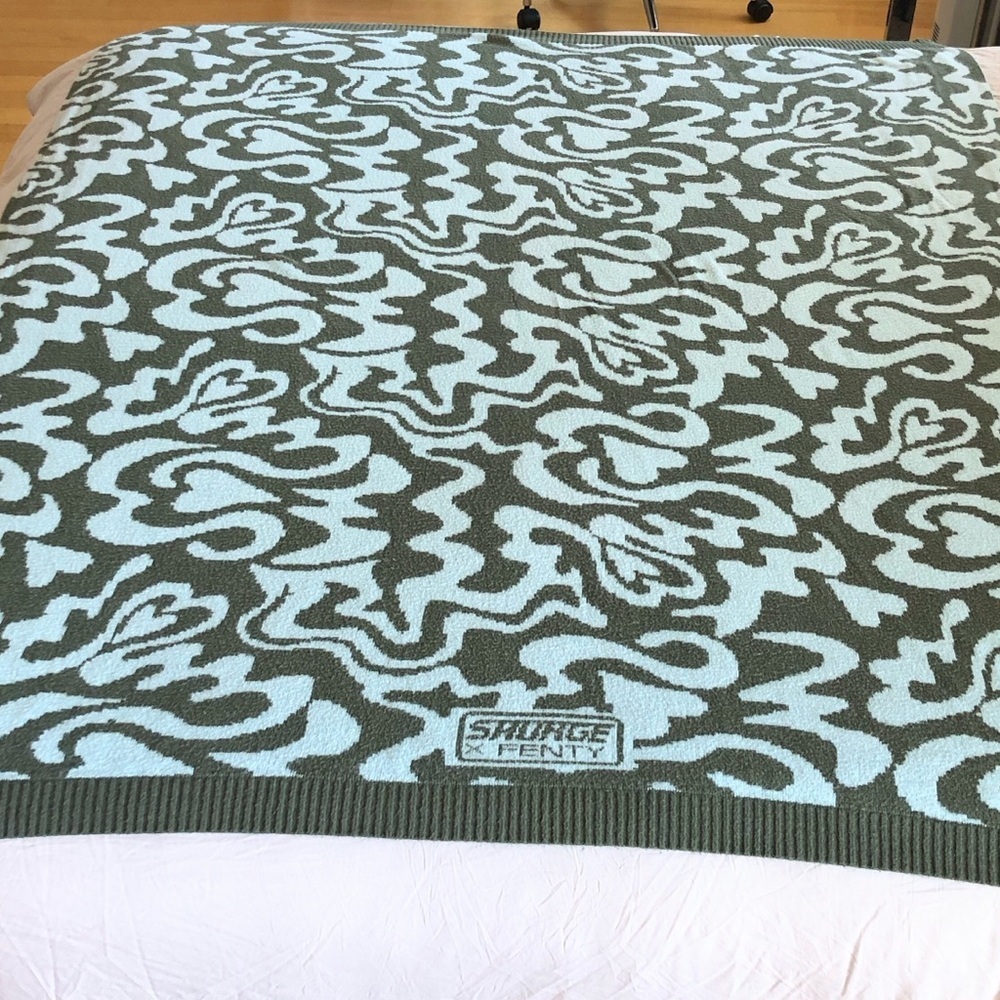 Fenty Savage X Minty Blue Throw Blanket